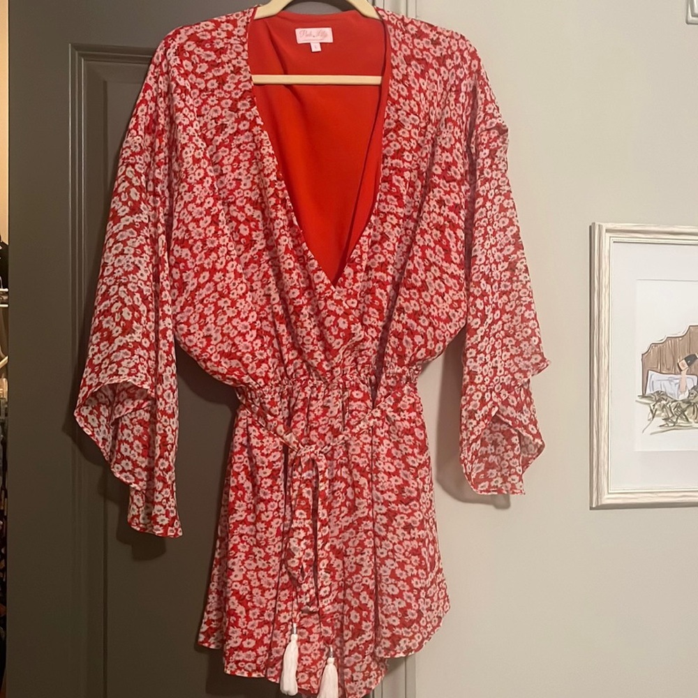 Pink Lily Romper